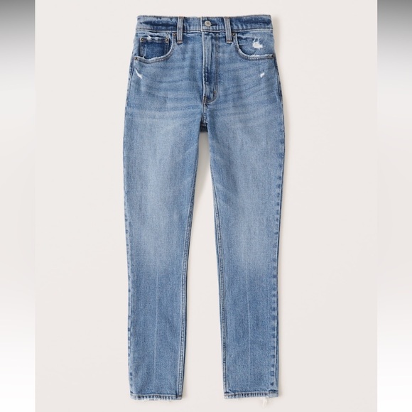 Abercrombie & Fitch High Rise Skinny Jeans - Short Length - Picture 1 of 5